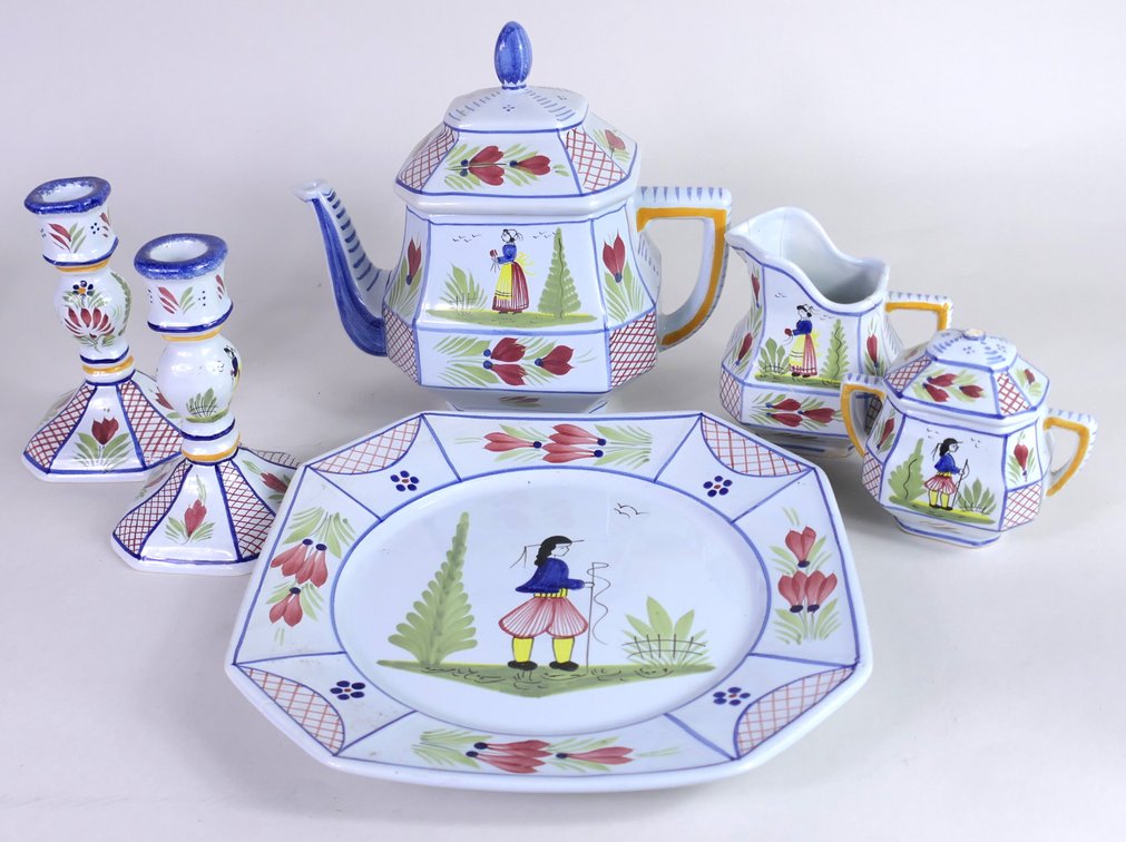 Henriot Quimper China Set