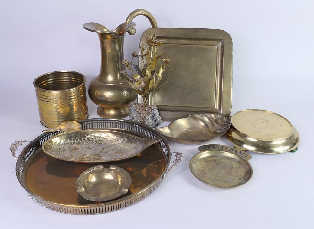 Brass and Brass Tone Accent Pieces