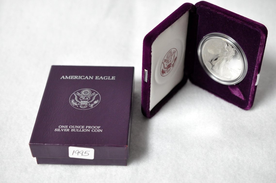 1995-P American Eagle Silver Dollar Proof