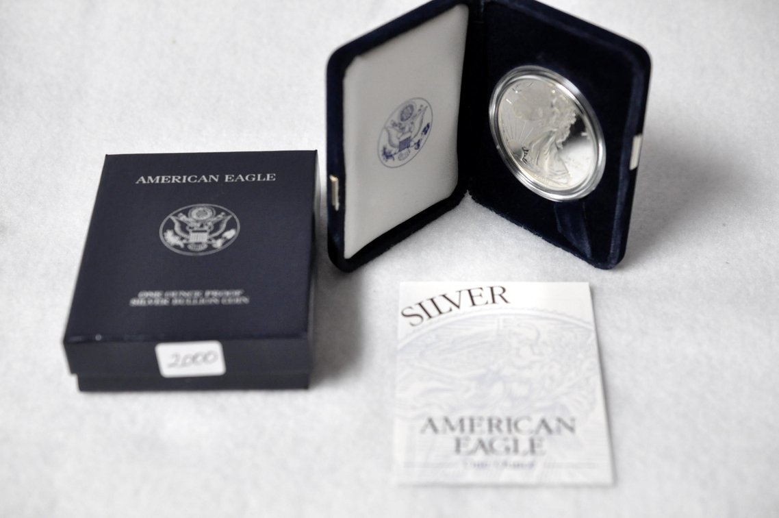 2000-P American Eagle Silver Dollar Proof