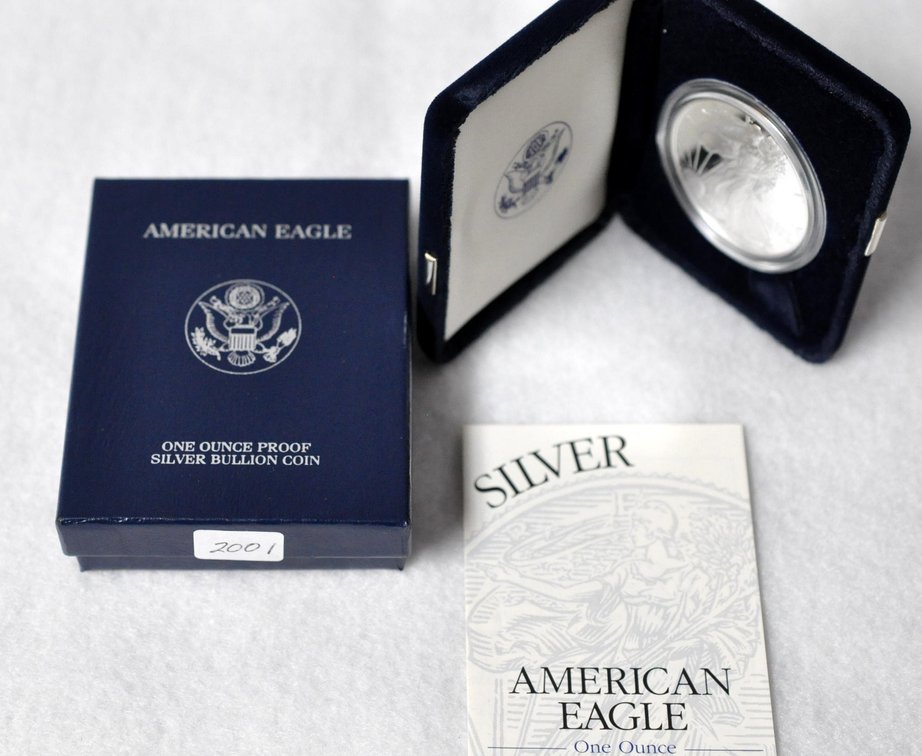 2001-W American Eagle Silver Dollar Proof