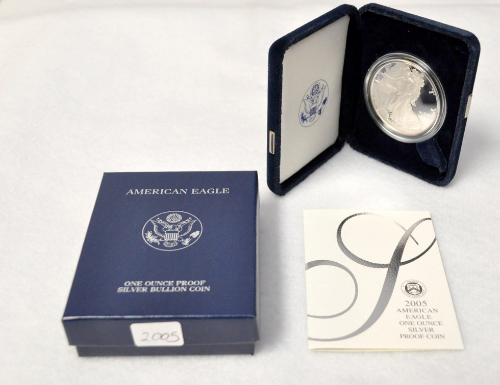 2005-W American Eagle Silver Dollar Proof