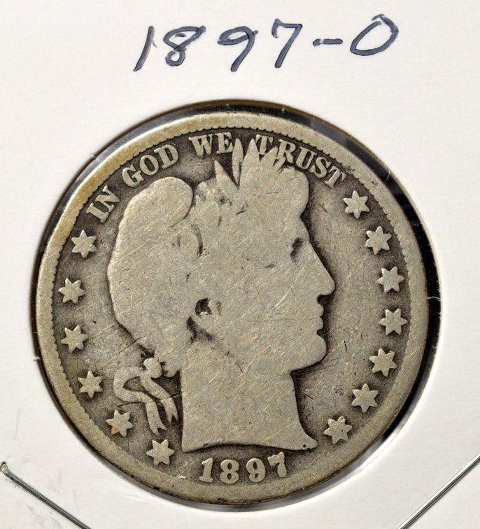 1897-O Barber Half Dollar, Low Mintage