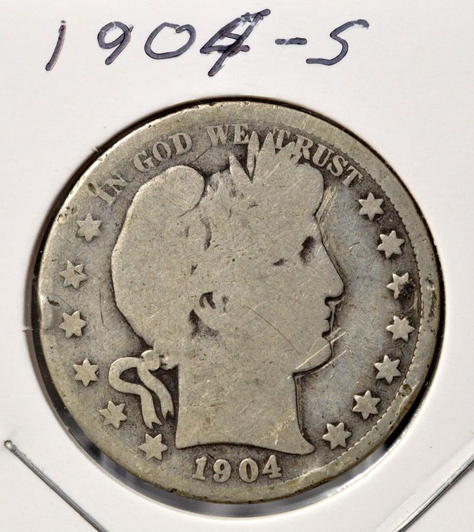 1904-S Barber Half Dollar, Low Mintage