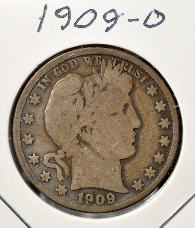 1909-O Barber Half Dollar, Low Mintage