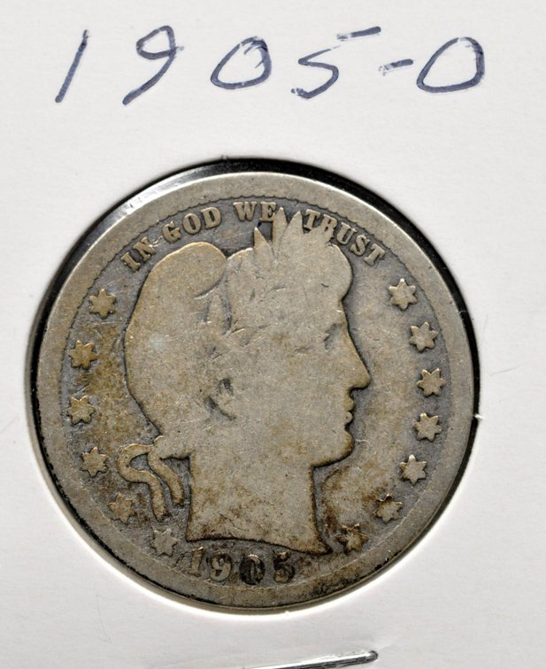 1905-O Barber Quarter