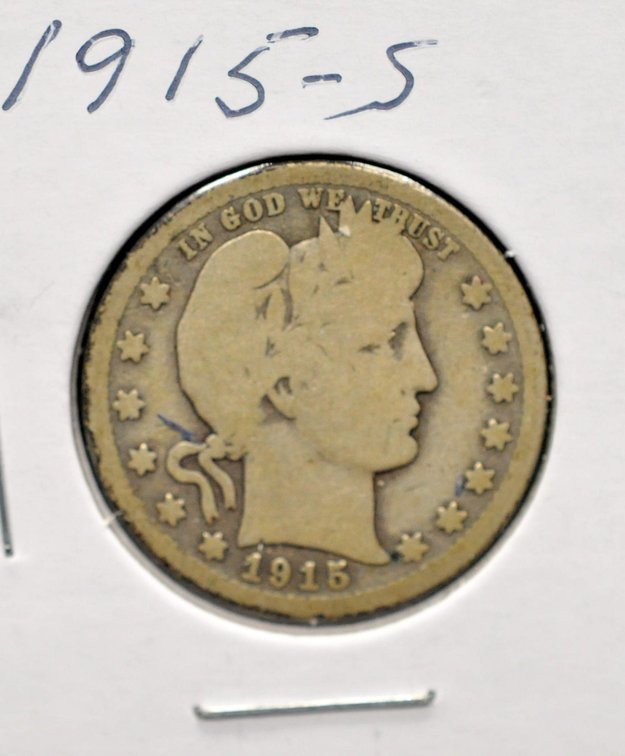 1915-S Barber Quarter, Low Mintage