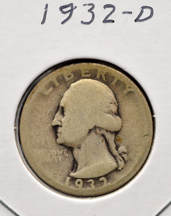 1932-D Washington Quarter, VERY Low Mintage