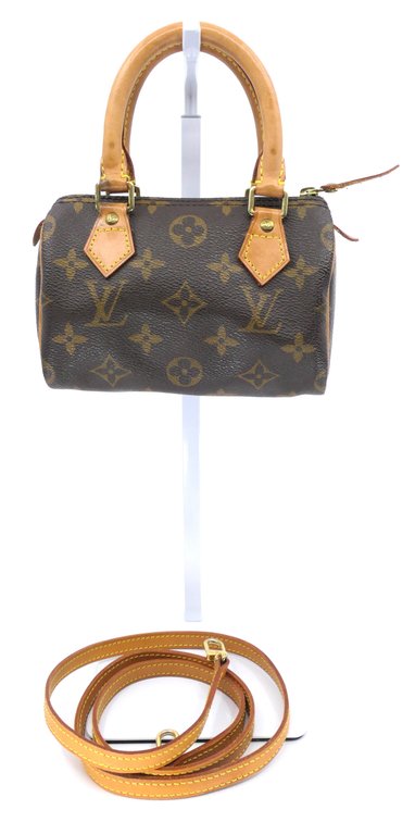 Vintage Louis Vuitton Speedy Mini Nano Monogram Canvas Bag