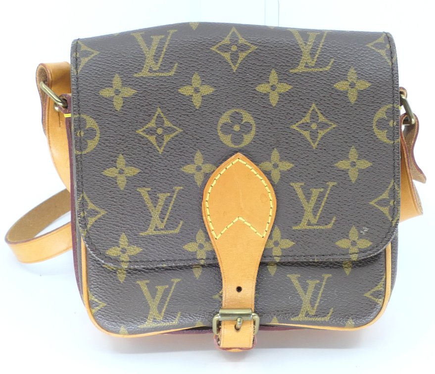 Vintage Louis Vuitton Cartouchiere PM Monogram Canvas Bag