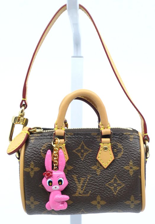 Louis Vuitton X Sun Yitian Micro Speedy Bag Charm in Monogram Canvas
