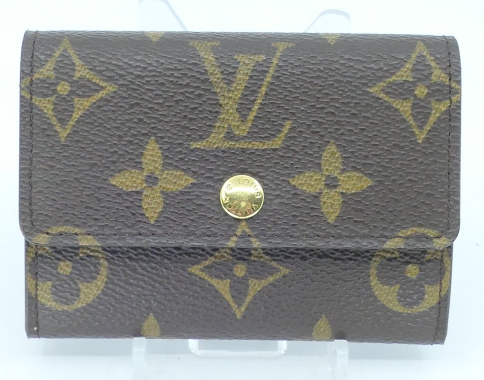 Louis Vuitton Porte Monnaie Plat Coin Purse in  Monogram Canvas