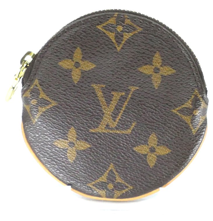 Louis Vuitton Porte Monnaie Round Coin Purse in Monogram Canvas