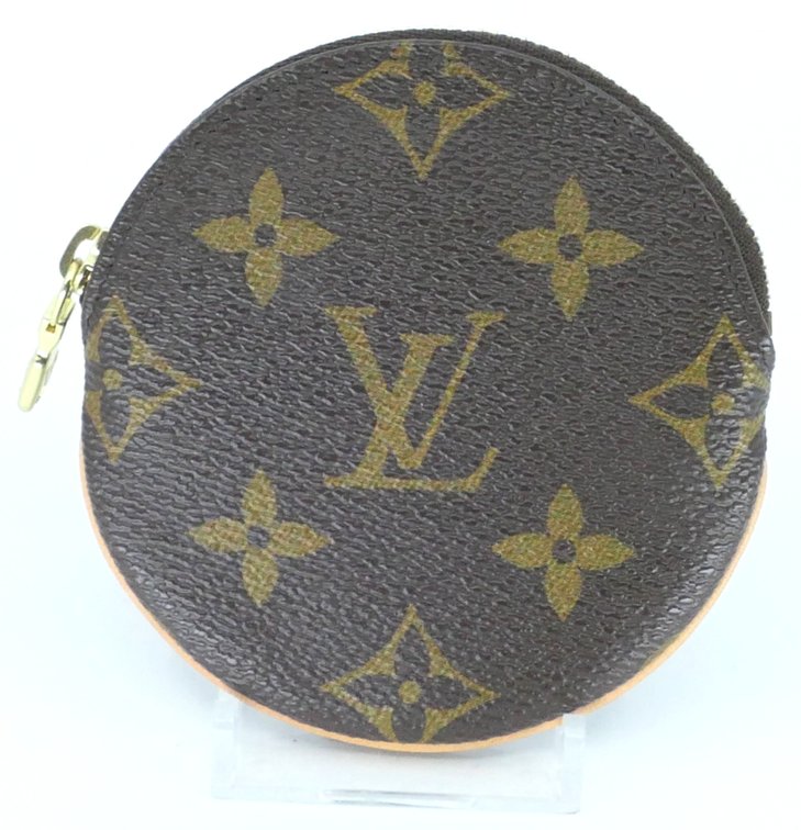 Louis Vuitton Porte Monnaie Round Coin Purse in Monogram Canvas