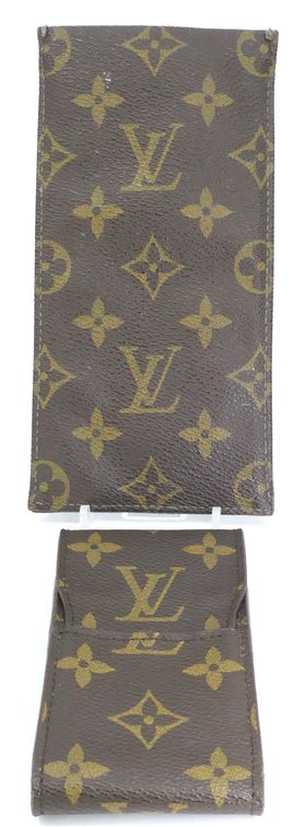 Louis Vuitton Glasses and Cigarette Cases in Monogram Canvas