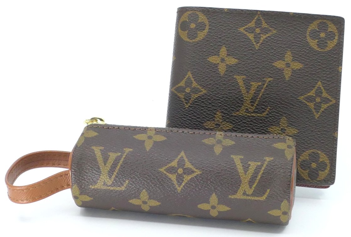 Louis Vuitton Golf Ball Case and Wallet in Monogram Canvas