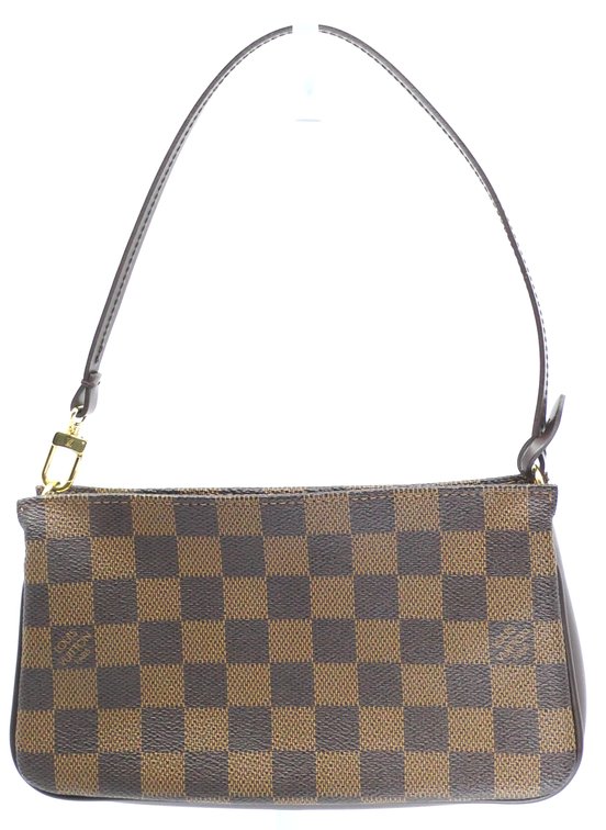 Louis Vuitton Navona Pouch in Ebene Damier Canvas