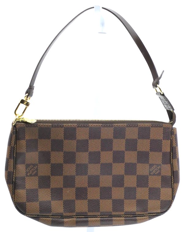 Louis Vuitton Pochette Accessories in Ebene Damier Canvas