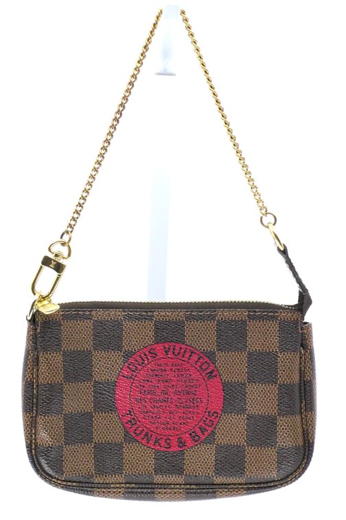 Louis Vuitton Trunks and Bags Mini Pochette in Ebene Damier Canvas