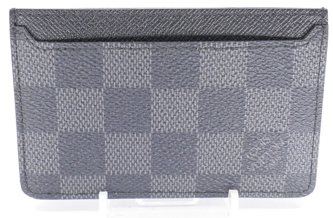 Louis Vuitton Neo-Porte-Carte Card Case in Graphite Damier Canvas
