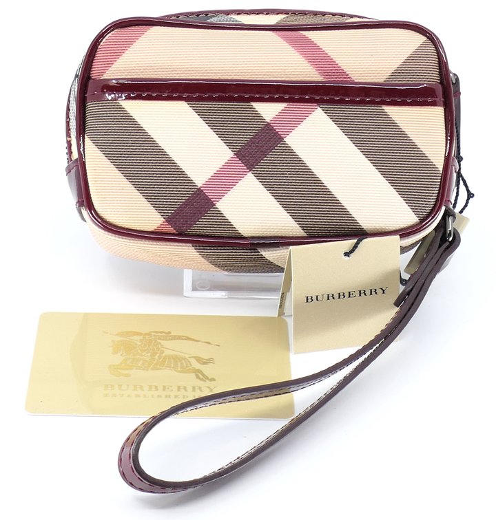 Burberry Zip Pouch Wristlet