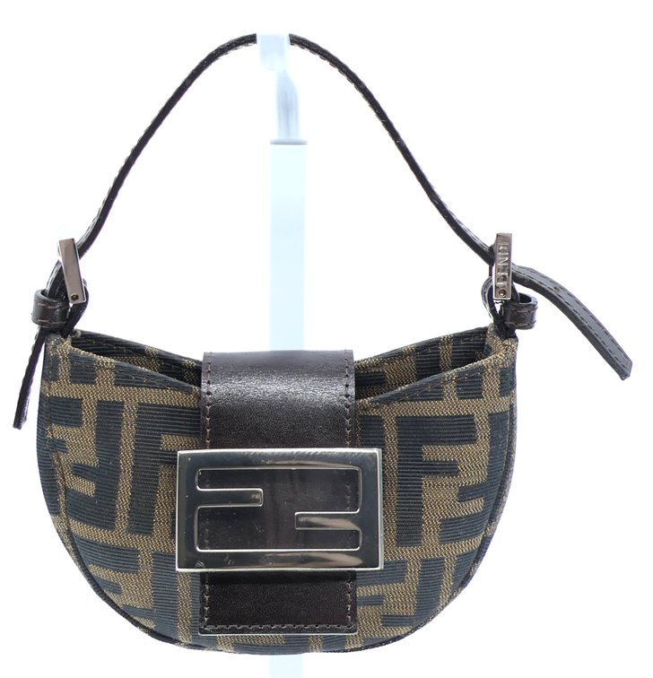 Fendi Zucca Mini Croissant Bag