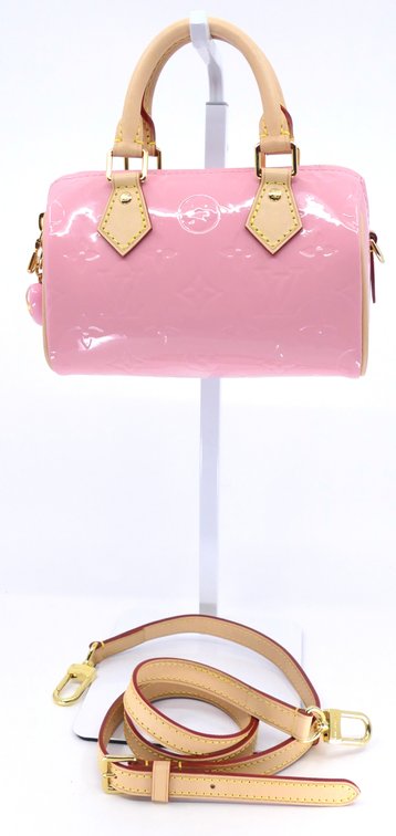 Louis Vuitton Nano Speedy Crossbody Vernis