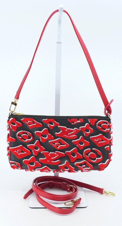 Louis Vuitton x Urs Fischer Pochette Crossbody in Dimensional Monogram