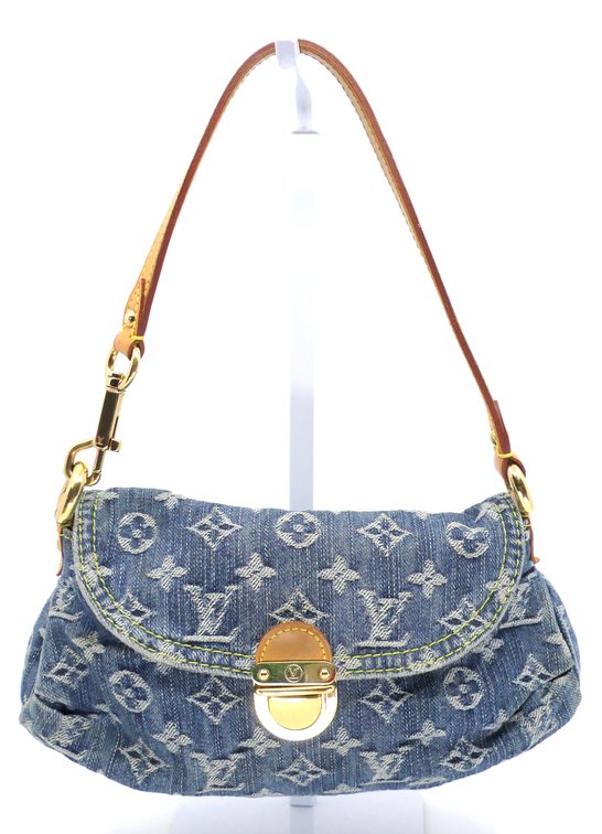 Louis Vuitton Mini Pleaty in Blue Denim