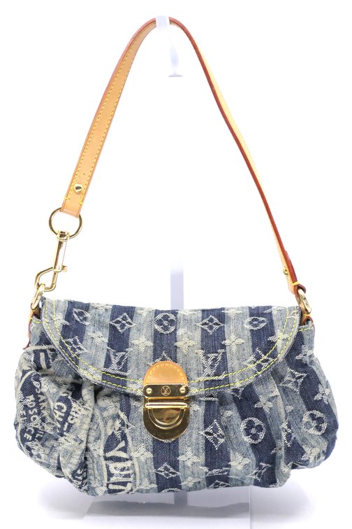Louis Vuitton Mini Pleaty Raye in Striped Denim