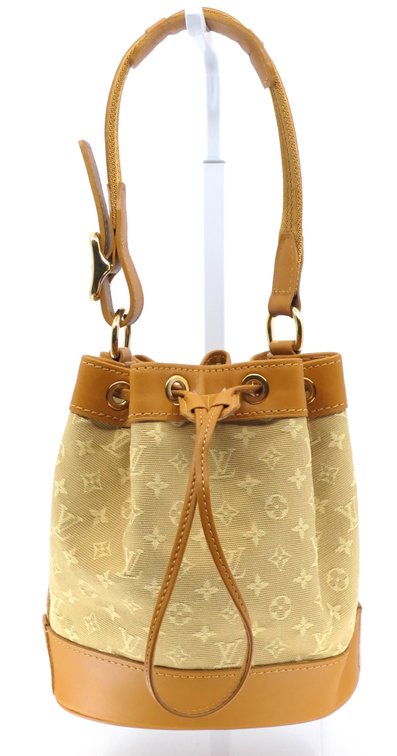 Louis Vuitton Noelie Bucket Bag in Mini Lin Tan Monogram