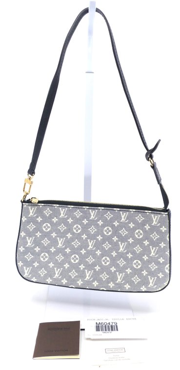 Louis Vuitton Pochette Accessories Uncle in Navy Canvas