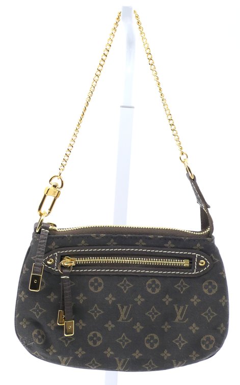 Louis Vuitton Mini Pochette in Ebene Monogram Canvas
