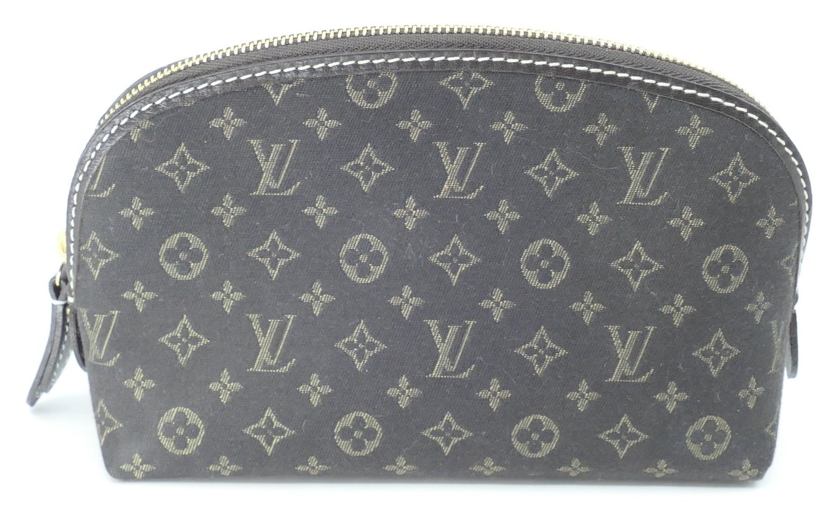 Louis Vuitton Idylle Cosmetic Pouch in Ebene Monogram Canvas