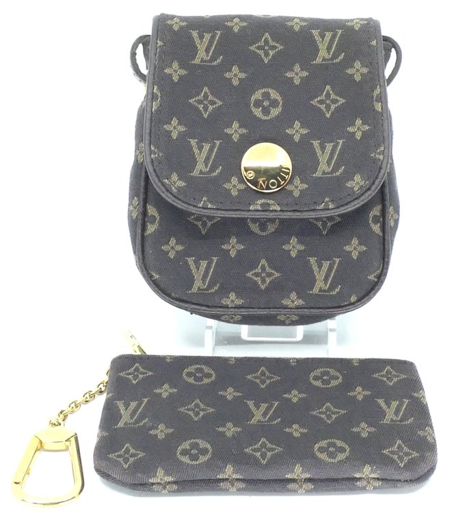 Two Louis Vuitton Accessories in Ebene Monogram Canvas