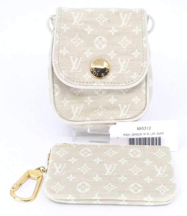 Two Louis Vuitton Accessories in Dune Monogram Canvas