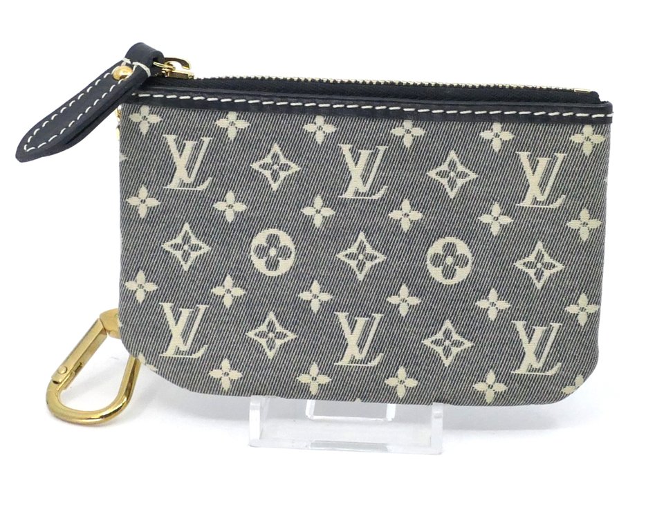 Louis Vuitton Idylle Cles Key Pouch in Navy Canvas