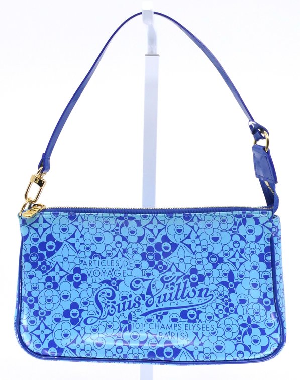 Louis Vuitton X Takashi Murakami Pochette Accessories in Cosmic Blossom