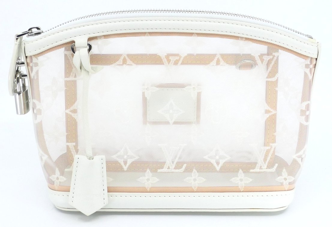 Louis Vuitton Lockit Clutch Bag in Clear Monogram