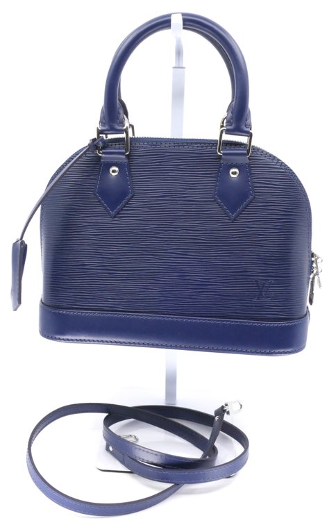 Louis Vuitton Alma BB in Indigo Epi Leather