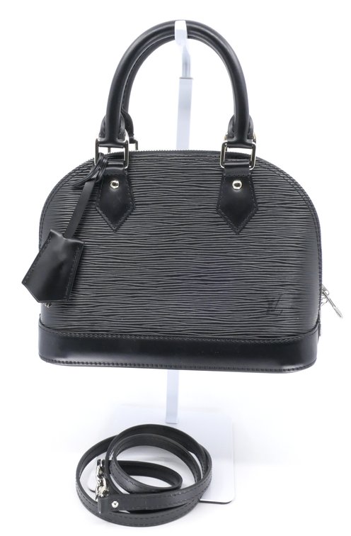 Louis Vuitton Alma BB in Noir Epi Leather