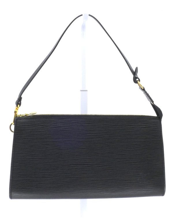 Louis Vuitton Pochette Accessories in Charcoal Epi Leather