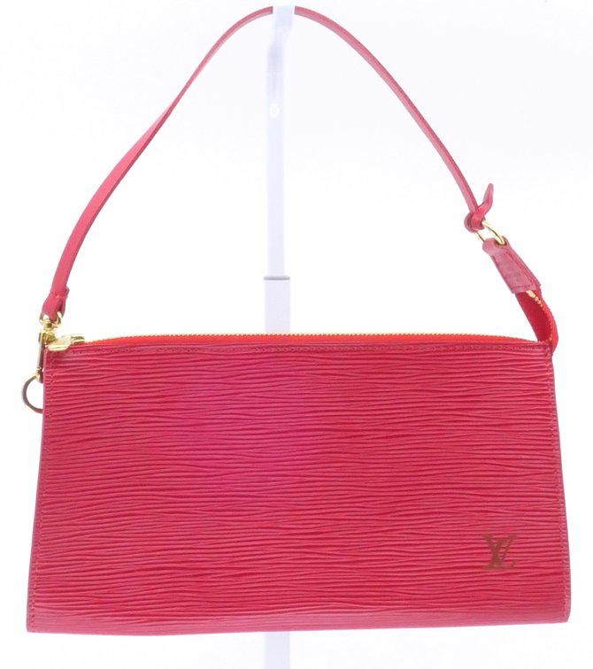 Louis Vuitton Pochette in Coquelicot Epi Leather
