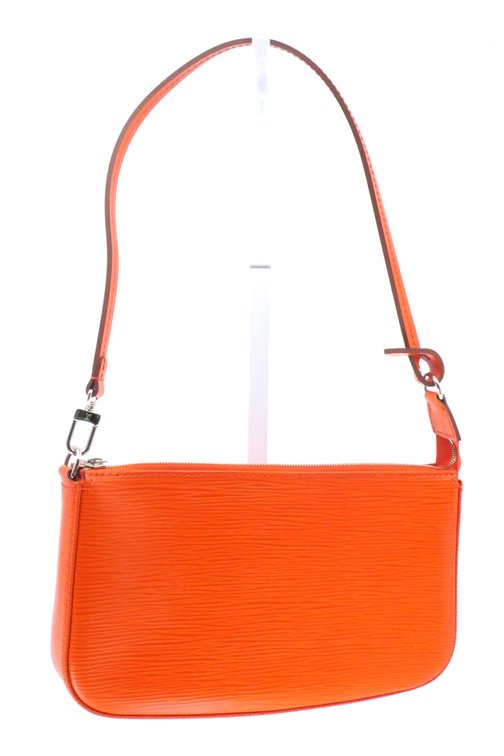 Louis Vuitton Pochette Accessories NM in Piment Epi Leather