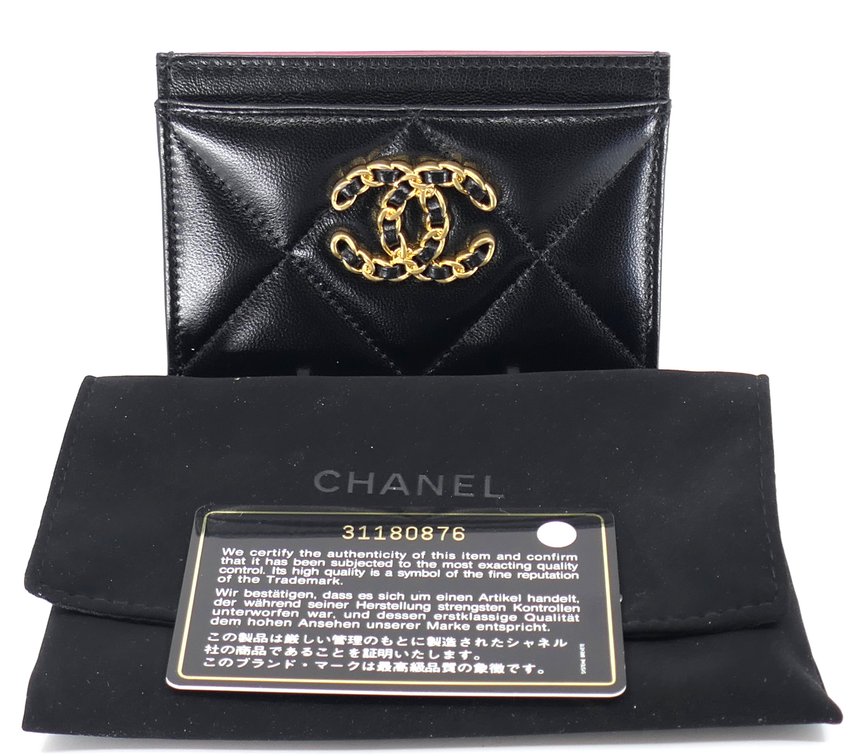 Chanel 19 Card Holder