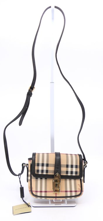 Burberry Haymarket Check Berkeley Crossbody