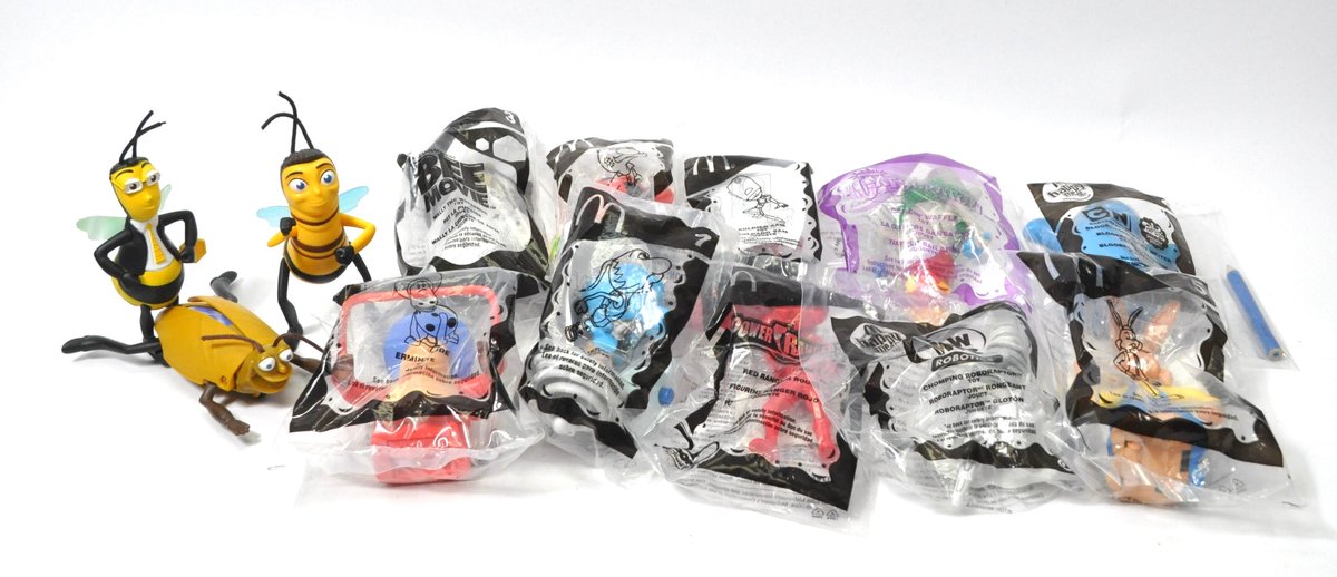 Thirteen McDonald Toys