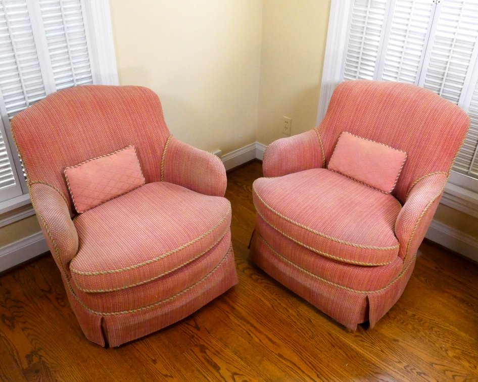 Pair of Pink Armchairs