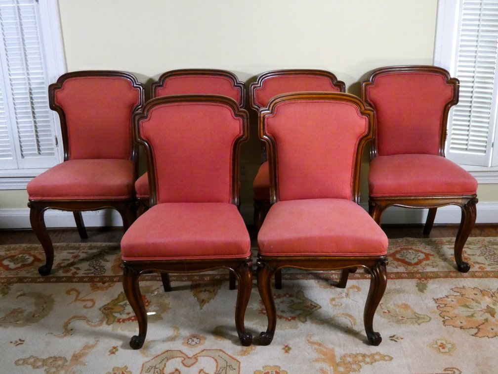 Set of Six Louis XV Side Chairs