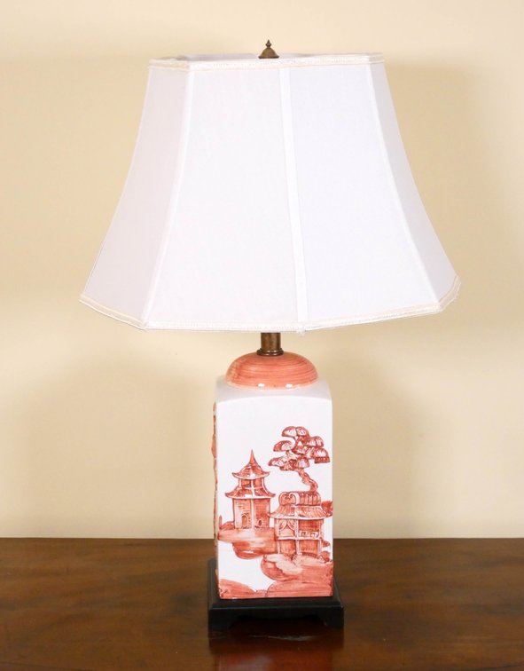 Frederick Cooper Asian Cannister Style Lamp